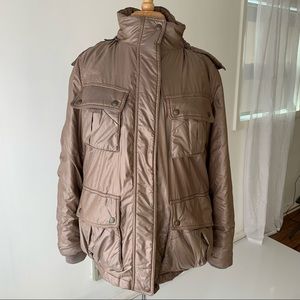 Mauve color parka by Polo Jeans, S